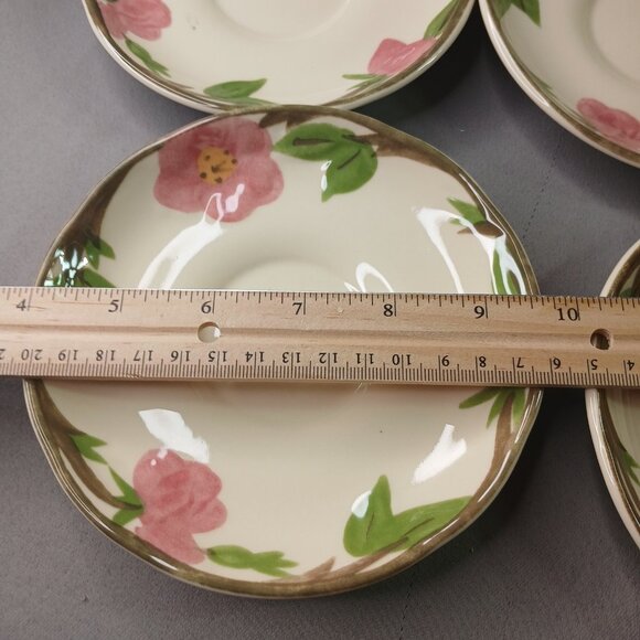 Franciscan Desert Rose 6 Cups and 6 Saucers 2003 Made In China Preowned - Picture 10 of 10